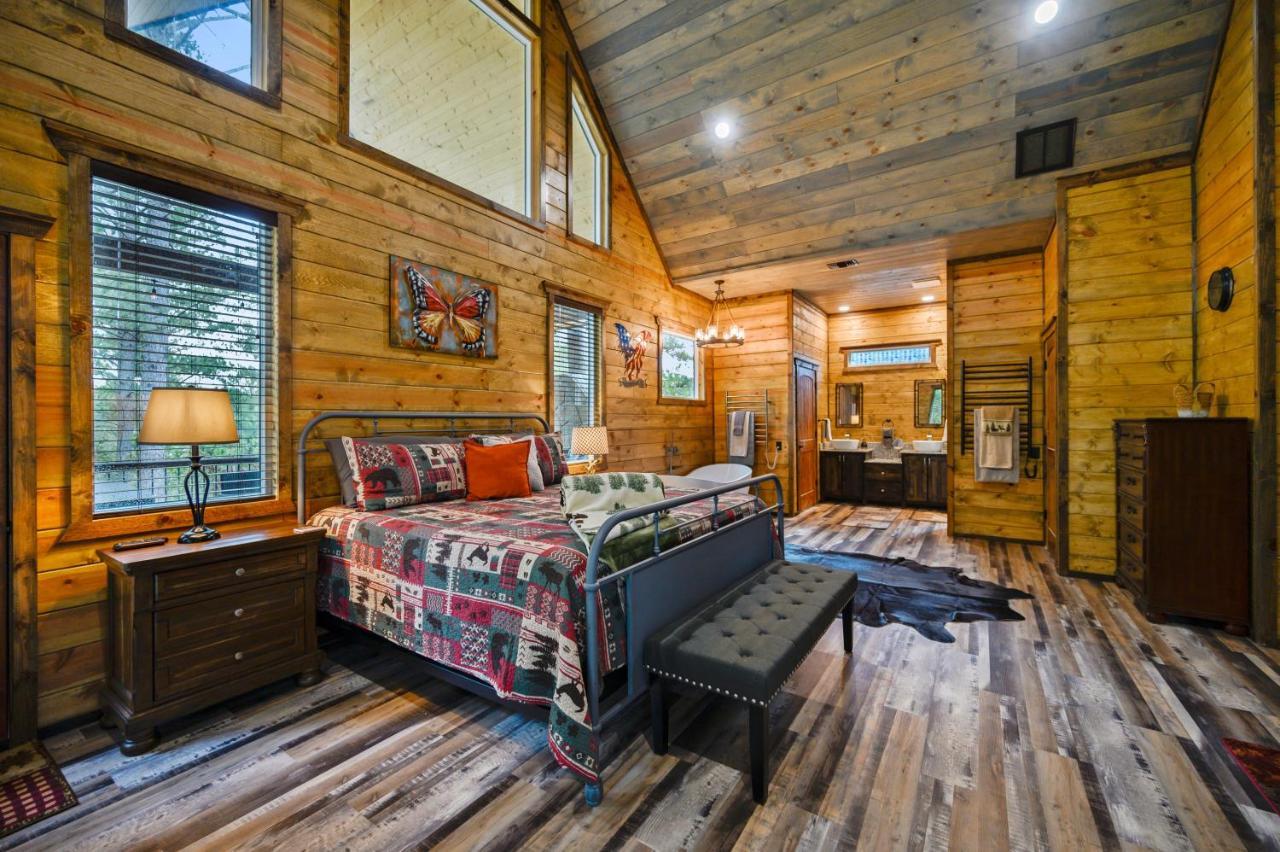 The Adirondack Honeymoon Hot Tub Soaking Tub Wood Burning Fireplace Stephens Gap 外观 照片